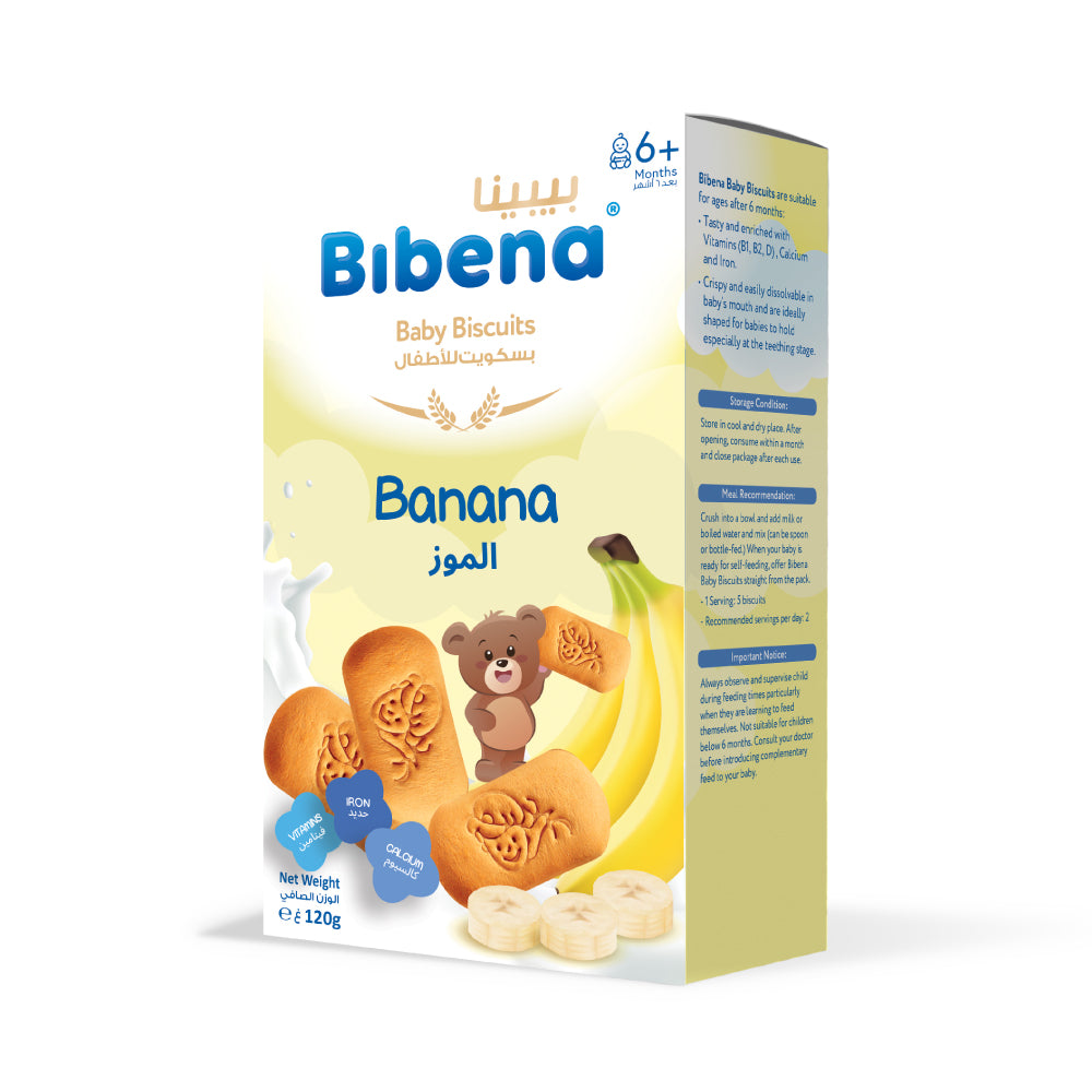 Baby Biscuits Banana Flavour – Bibena