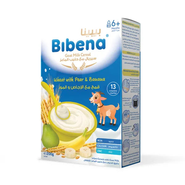 Baby Cereal with Goat Milk Pear & Banana – 200g