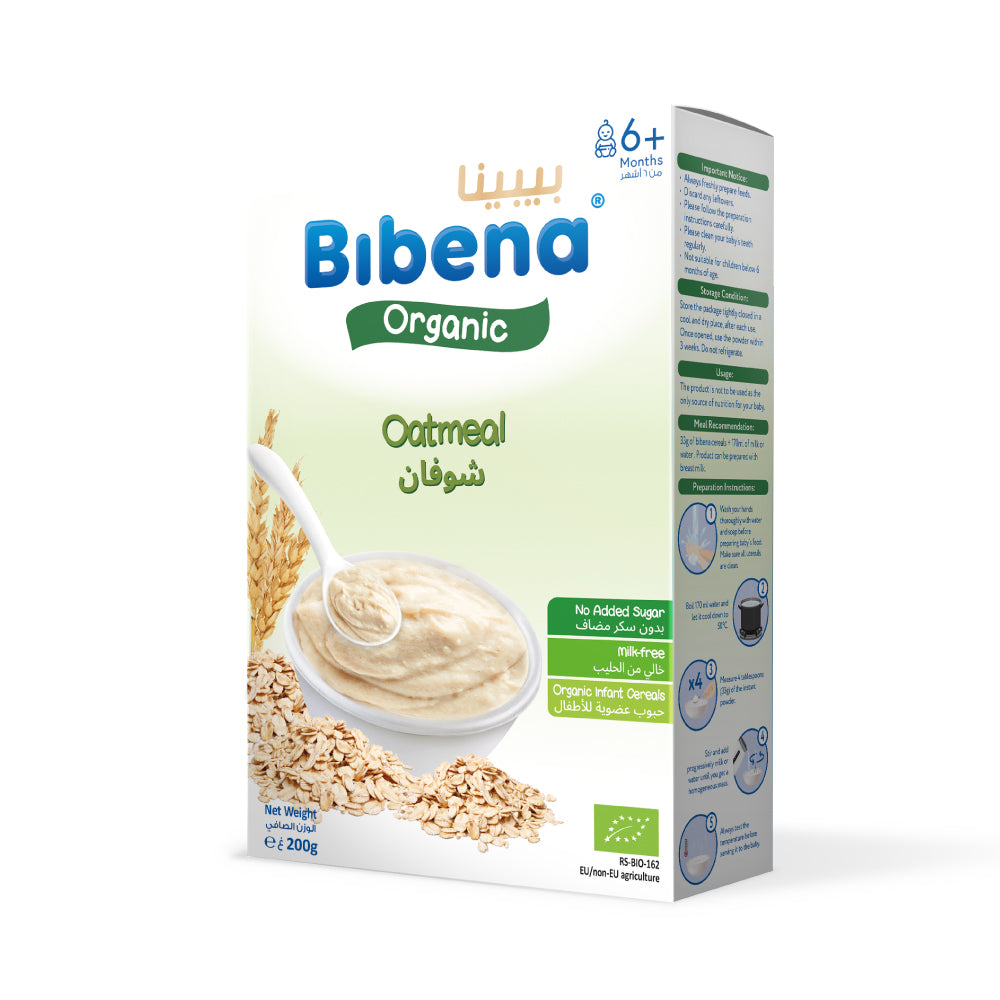 Bibena Organic Baby Cereals - Oatmeal 200g