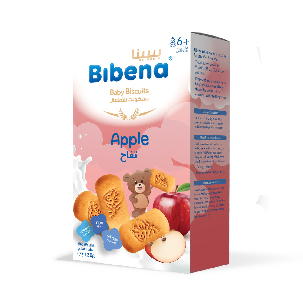 Bibena Baby Biscuits Apple 120g