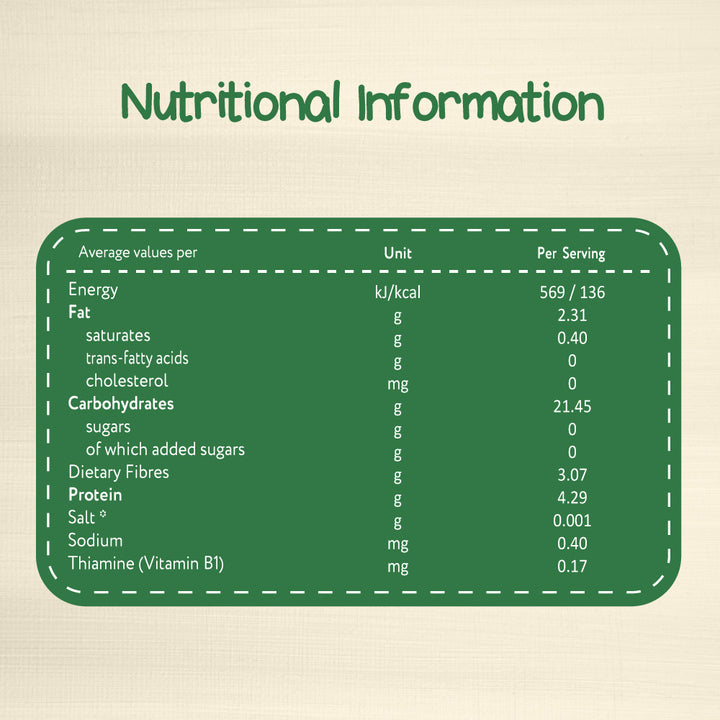 Bibena Organic Baby Cereals - Oatmeal 200g