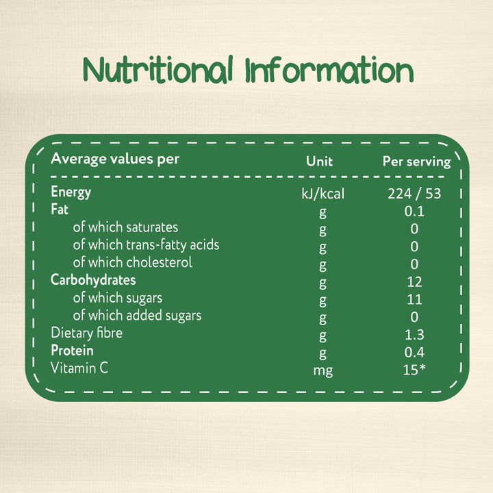 Bibena Organic Puree, Apple-Banana-Orange & Mandarin from 6 months 100g