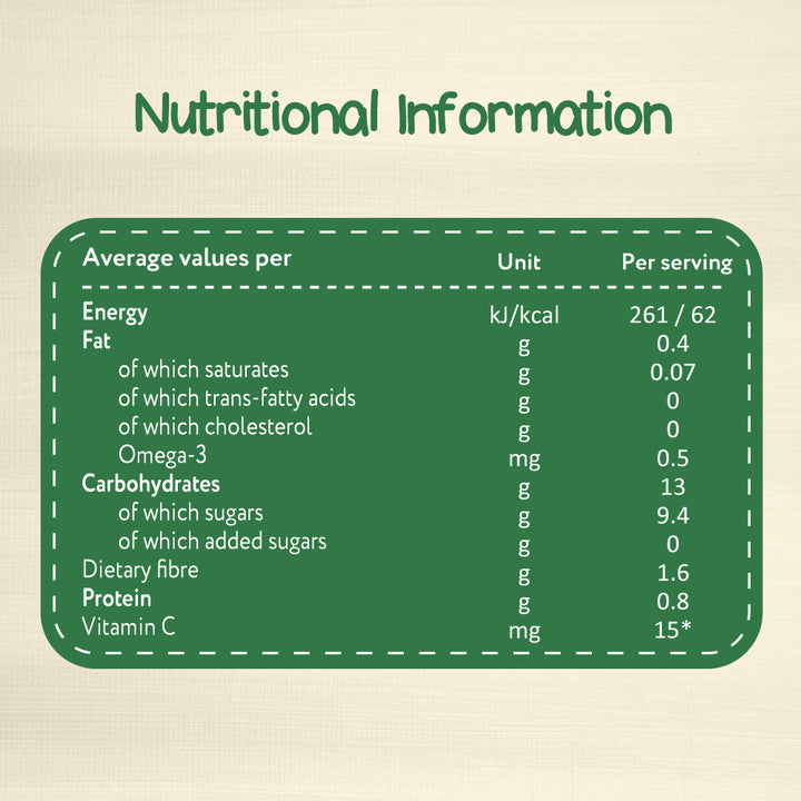 Bibena Organic Puree, Apple-Banana-Mango & Oats from 6 months 100g