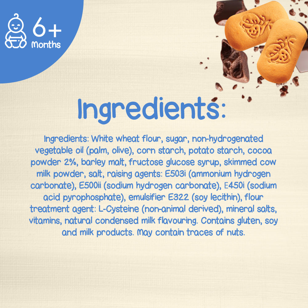 Bibena Baby Biscuits Cocoa 120g