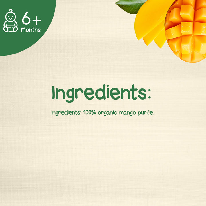Bibena Organic Puree, Mango from 6 months 100g