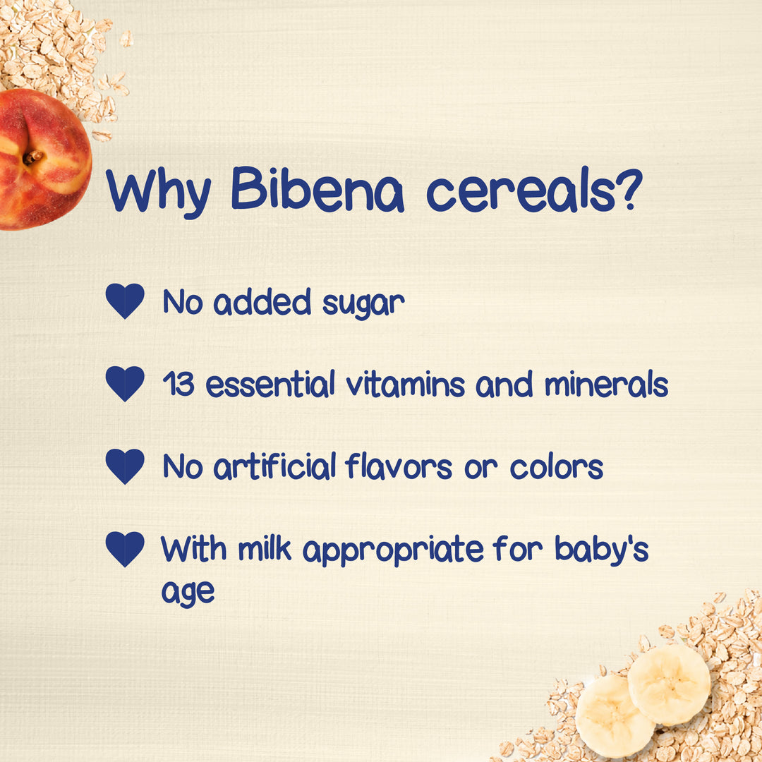 Bibena Wheat & Dates No Added Sugar Baby Cereal w milk 400g
