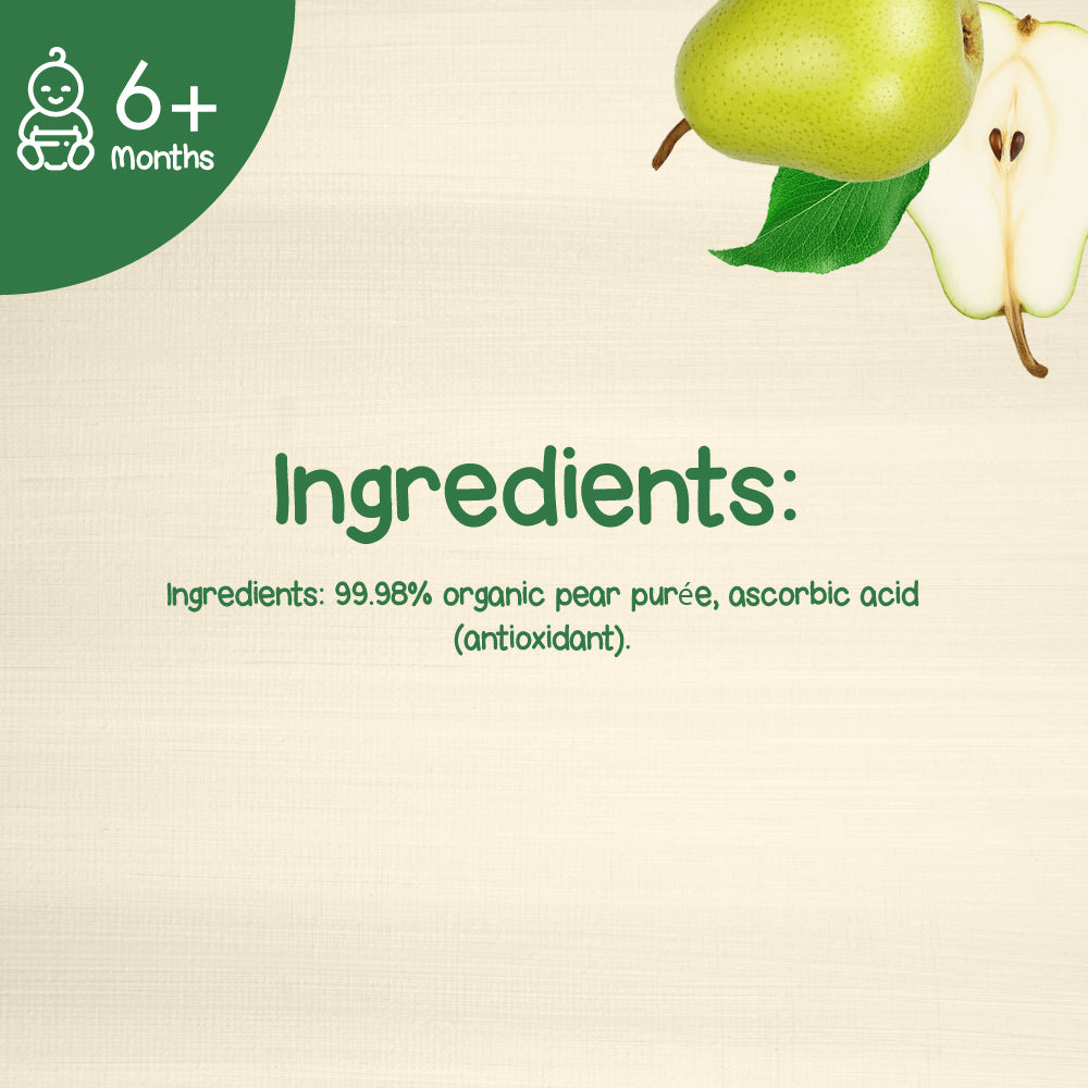 Bibena Organic Puree, Pear from 6 months 100g