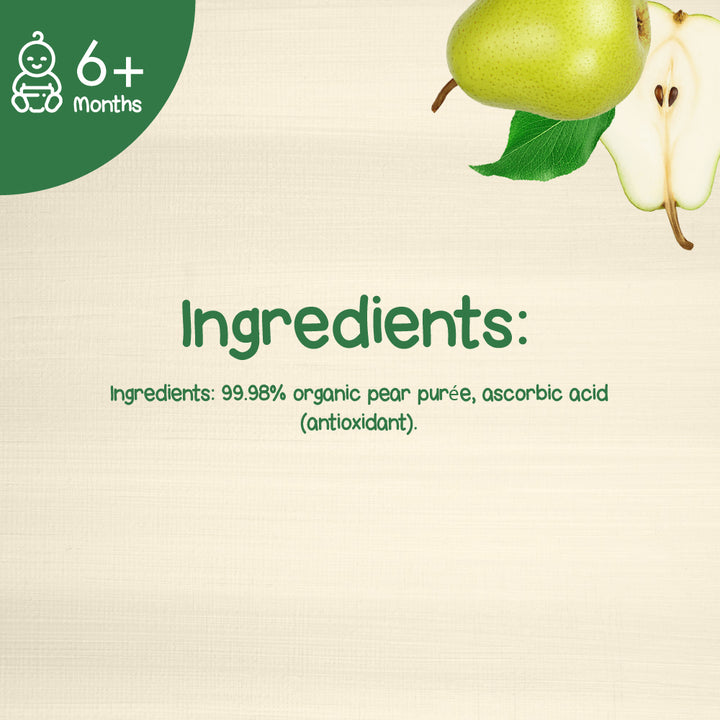 Bibena Organic Puree, Pear from 6 months 100g
