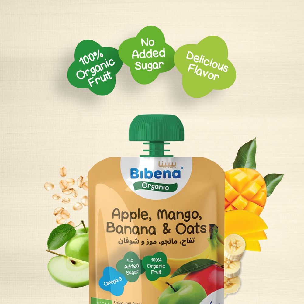 Bibena Organic Puree, Pear from 6 months 100g